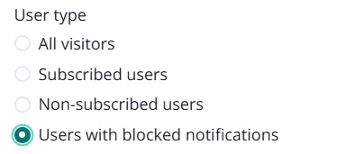 pop-up targeting
